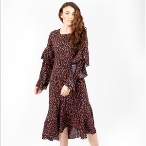 Piper & Scoot Pine Midi Dress NWT